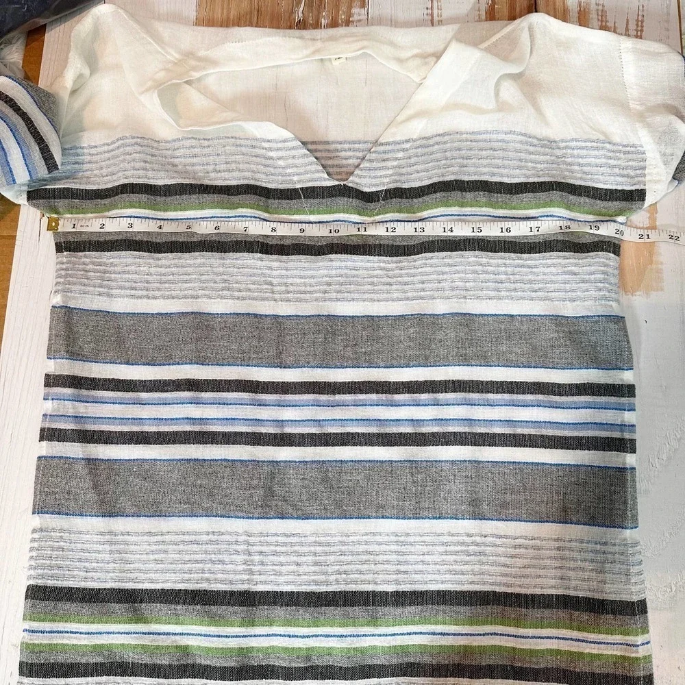 Lemlem V Neck Tunic Top Size XS Coverup